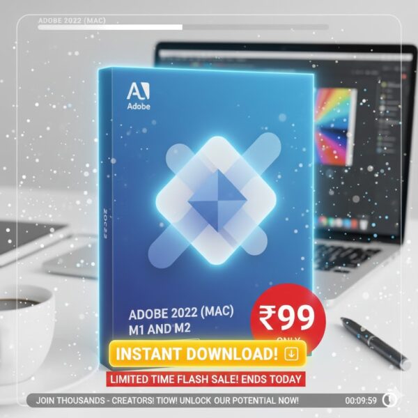 🔥 MAC USERS' BIGGEST LEAK! ADOBE 2022 FULL SUITE (M1 & M2 SUPPORT) FOR ONLY ₹99!