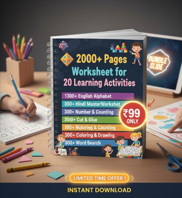 📚 FINALLY! 2000+ PRINTABLE WORKSHEETS That Make Early Learning Activities for Kids Effortless and Fun